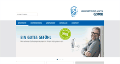 Desktop Screenshot of hoergeraete-czmok.de